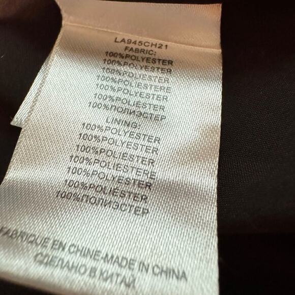 Molly Bracken skirt midi length pleated snakeskin lined with high slit Sz Small - Picture 9 of 10